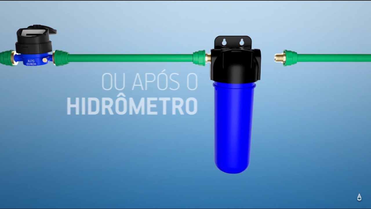 FILTRO ACQUABIOS - ACQUA BLUE + REFIL 9 POL BRINDE